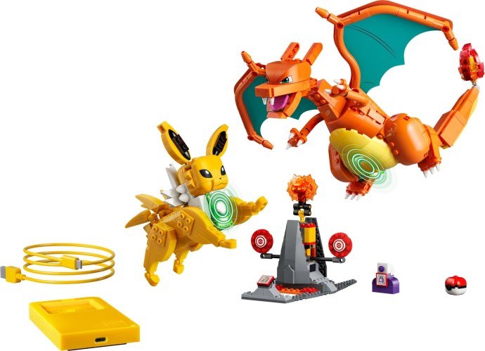 Set LEGO Pokémon SMART Play Le combat ultime entre Dracaufeu et Voltali 72167