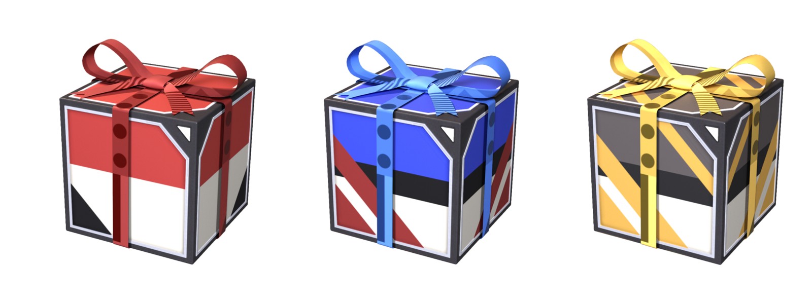 Les trois coffrets du Passe GO deluxe de novembre proposés sur le Magasin en ligne Pokémon GO