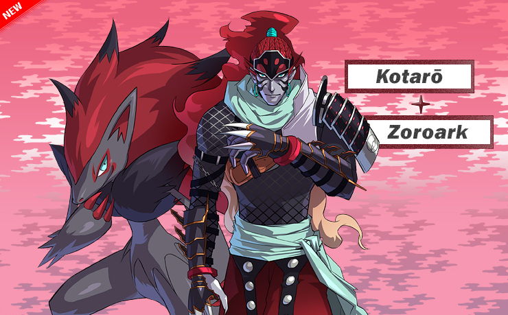 Kotarō et Zoroark.