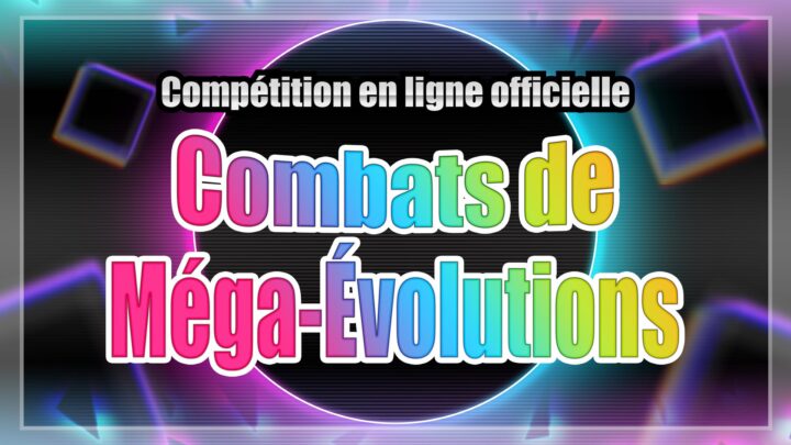 Bannière officielle de la compétition en ligne Combats de Méga-Évolutions de Pokémon Champions