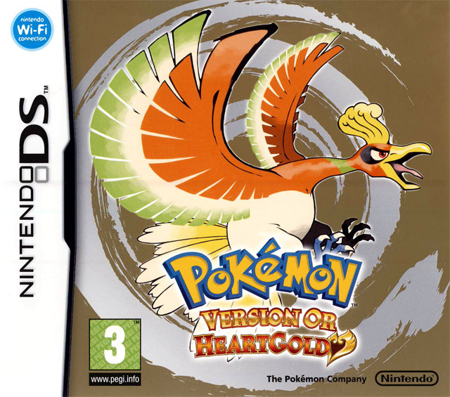 Jaquette d’Or HeartGold, avec Ho-Oh.