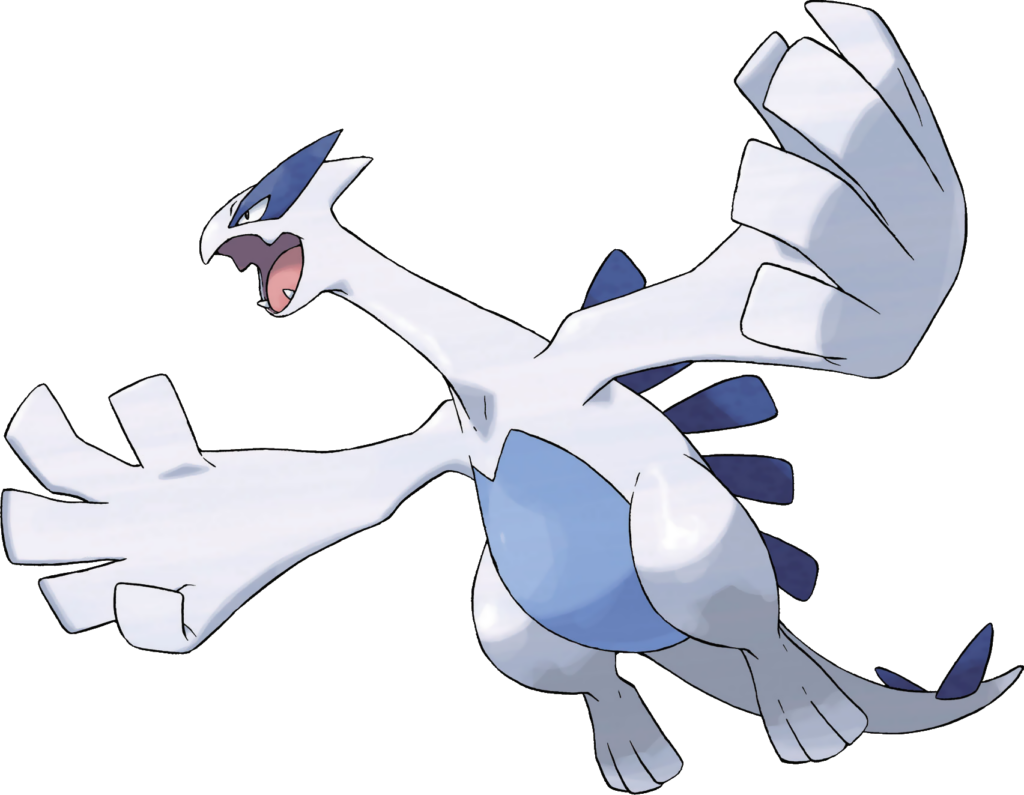 Lugia, mascotte d’Argent SoulSilver.