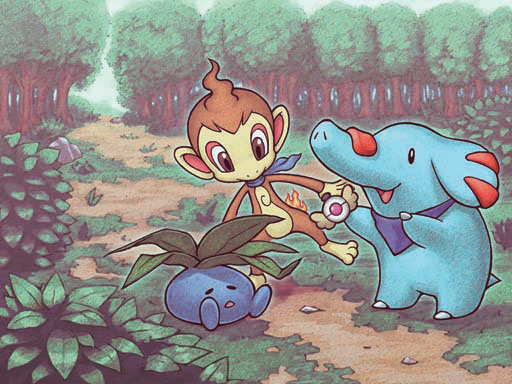 Un sauvetage mené par Phanpy, l’un des nouveaux Pokémon de départ.
