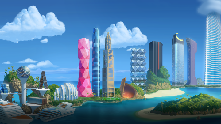 L'Île Carmonte, cadre de Pokémon Duel