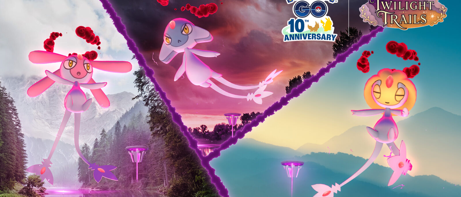 Créhelf, Créfollet et Créfadet apparaissent pour la première fois sous leur forme Dynamax dans Pokémon GO