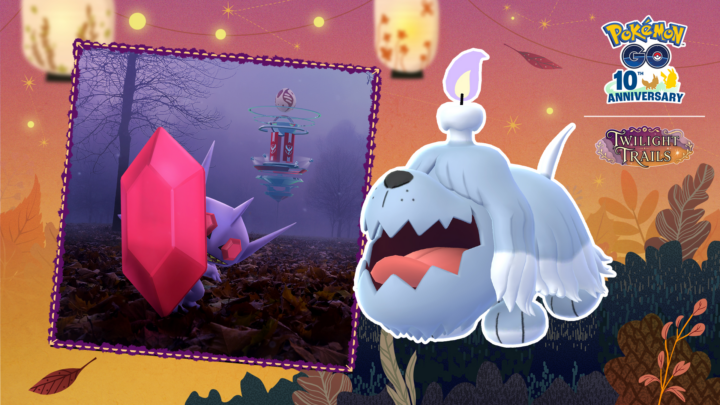 Toutombe et Méga-Ténéfix sur la bannière officielle d'Halloween 2026, 2e partie, dans Pokémon GO