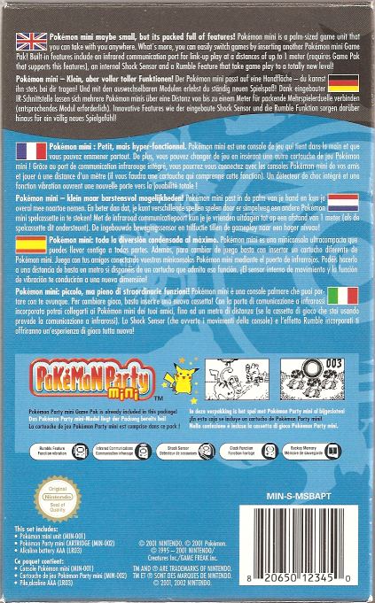 La boîte, verso.