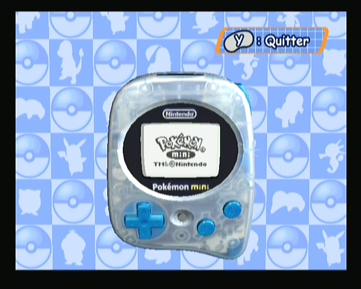 Le Pokémon mini virtuel.