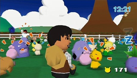 Les Pokémon et les Mii.