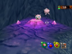 Rondoudou sur la scène de la Caverne.