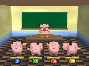 Mélofée a dit : quatre élèves face au tableau de leur professeur (version anglaise).
