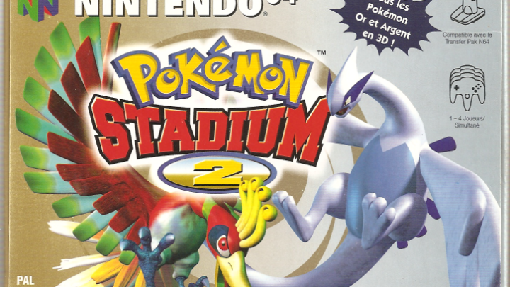 La boîte de Pokémon Stadium 2
