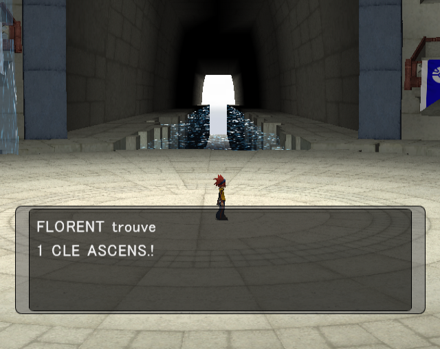 La clé d’ascenseur abandonnée par Vamper.