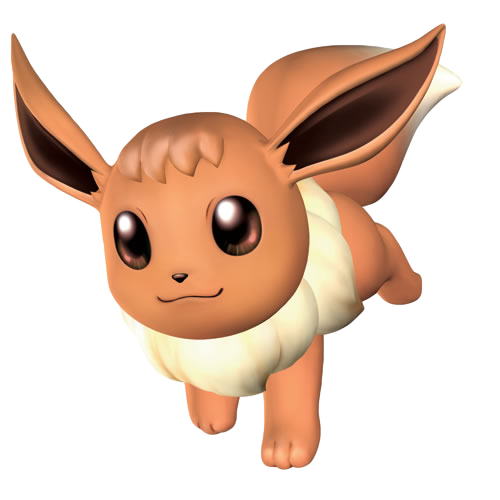 Évoli, le Pokémon de départ.