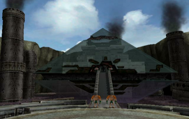 Le Repaire Ombre, usine en forme de pyramide