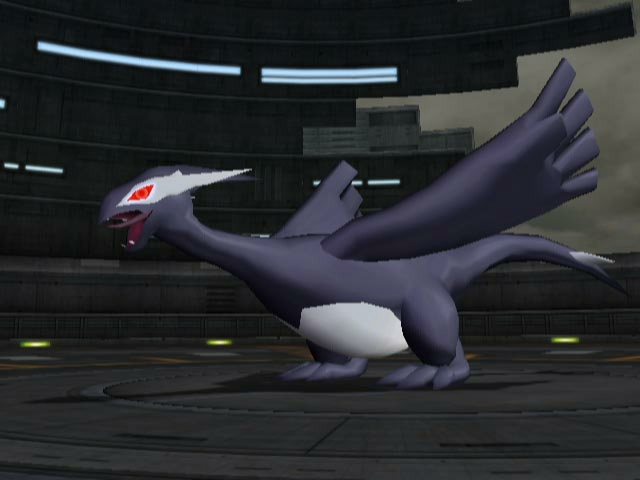 XD001, le Lugia obscur, dans l’arène.