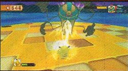 Une attaque dans PokéPark 2, image du CoroCoro