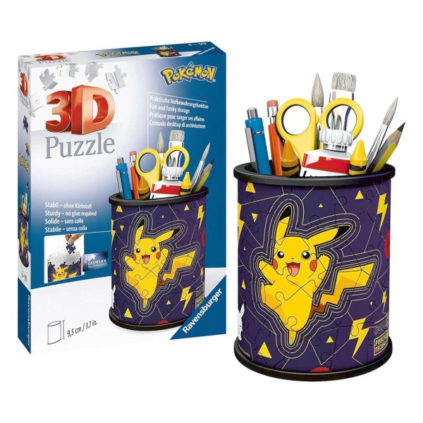 Puzzle 3D Pot à crayons Pikachu (Ravensburger)
