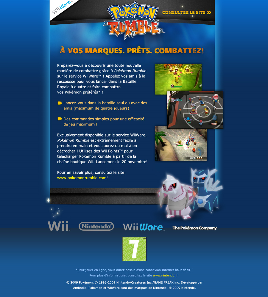 Le courriel promotionnel de Nintendo.