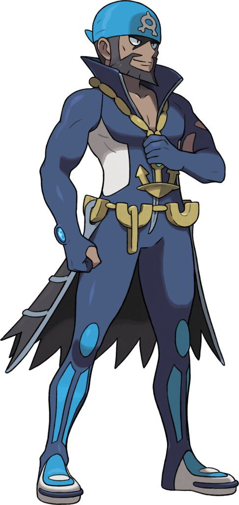 Archie, leader of Team Aqua (Alpha Sapphire).