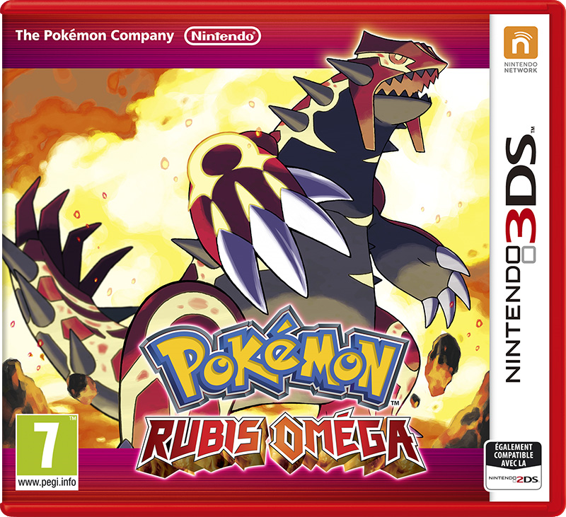 Jaquette de Pokémon Rubis Oméga.