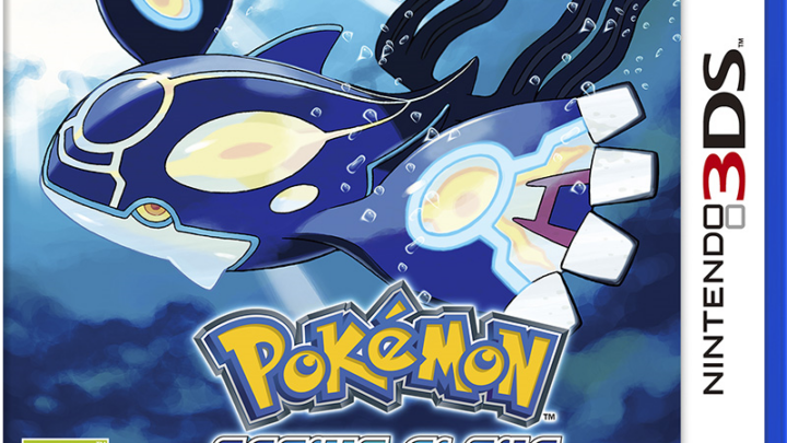 Jaquette de Pokémon Saphir Alpha avec Primo-Kyogre