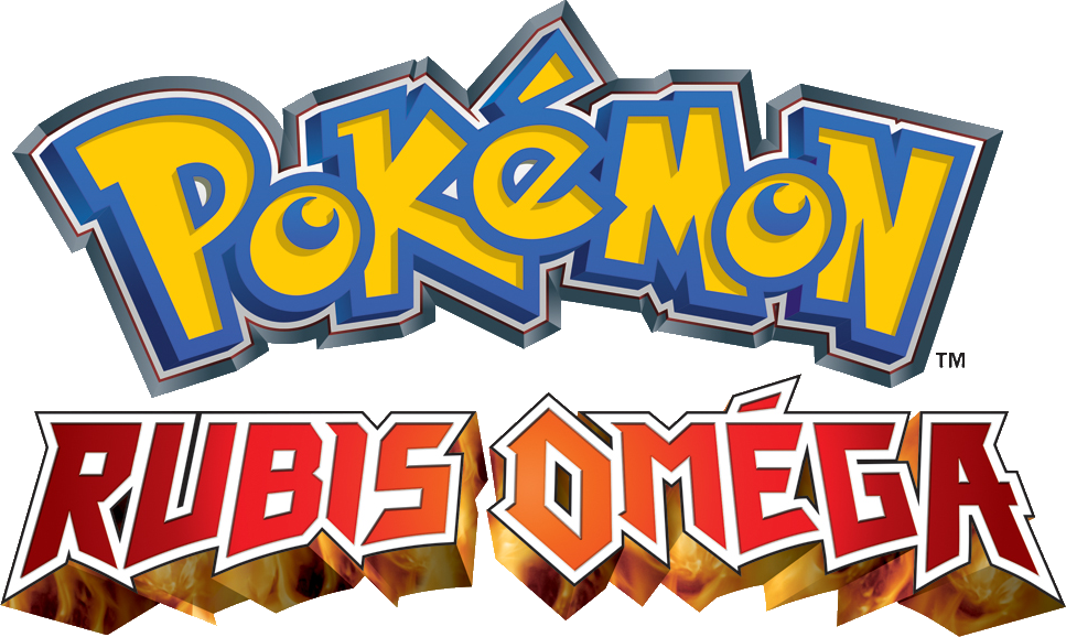 Logo de Pokémon Rubis Oméga.