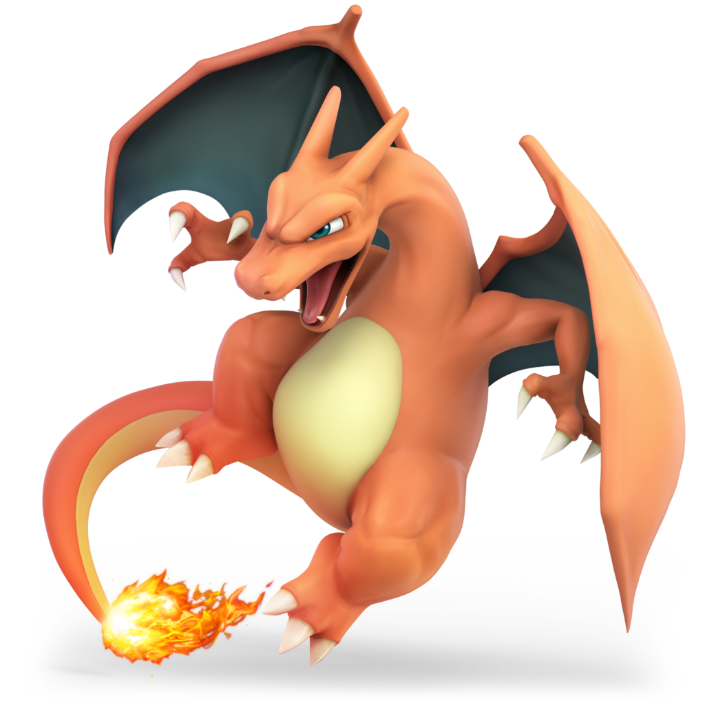 Charizard, one of the Trainer’s Pokémon.