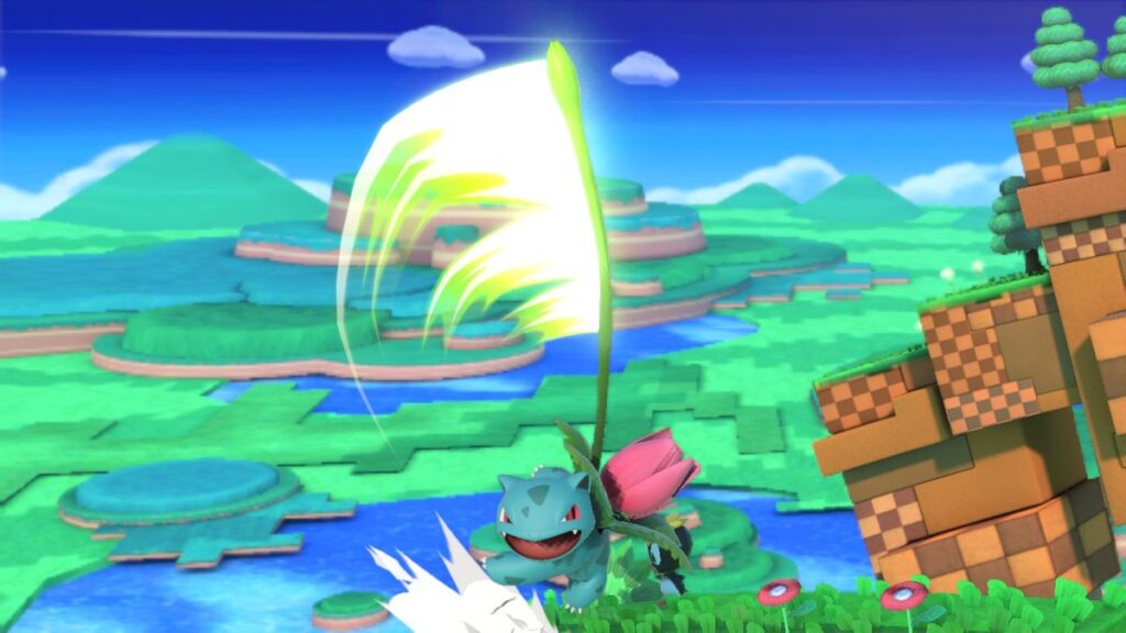 Ivysaur uses Vine Whip.