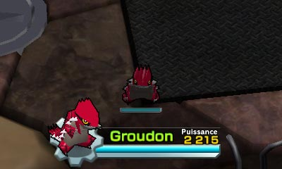 Groudon, par mot de passe.