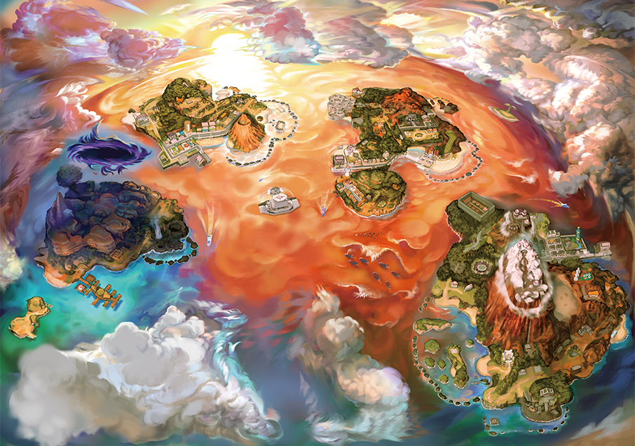 La carte d’Alola.