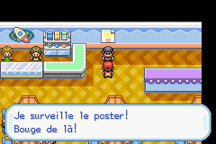 « Je surveille le poster ! »
