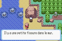 … ou une fissure dans la roche