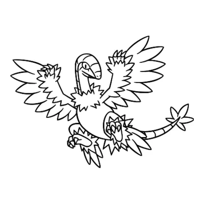 Coloriage Aéroptéryx
