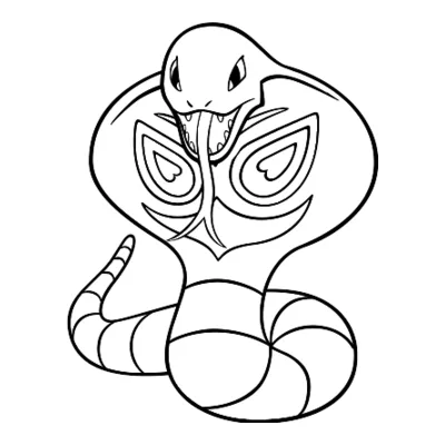 Coloriage Arbok