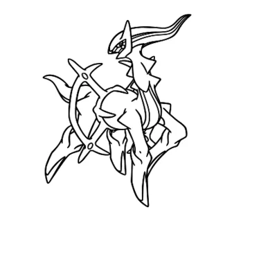 Coloriage Arceus