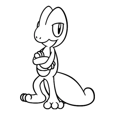 Coloriage Arcko