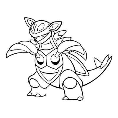 Coloriage Armaldo