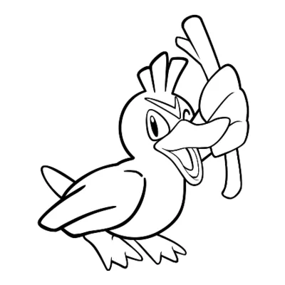Coloriage Canarticho