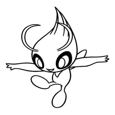 Coloriage Celebi