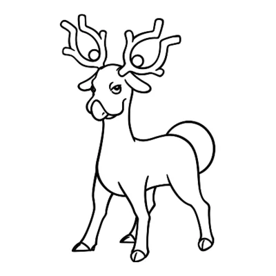 Coloriage Cerfrousse