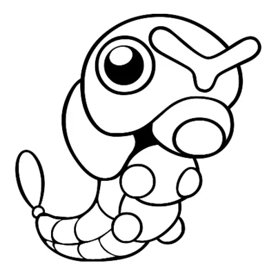 Coloriage Chenipan