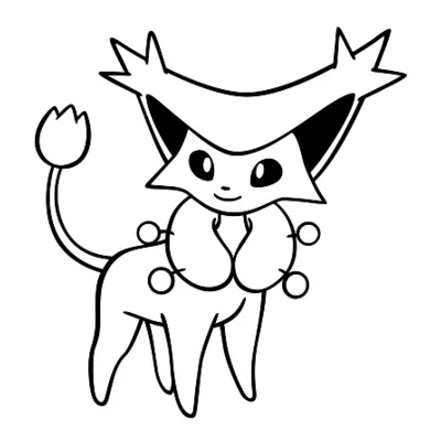 Coloriage Delcatty