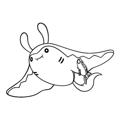 Coloriage Démanta