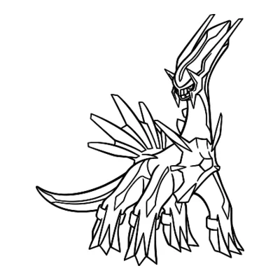 Coloriage Dialga