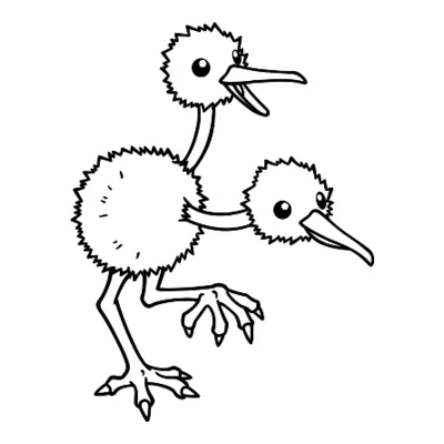 Coloriage Doduo