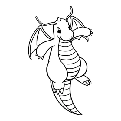 Coloriage Dracolosse