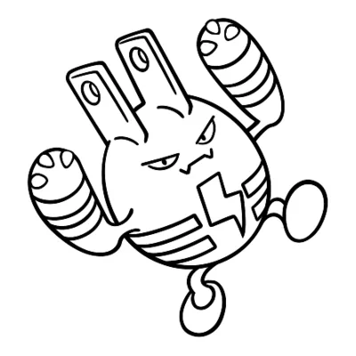 Coloriage Élekid