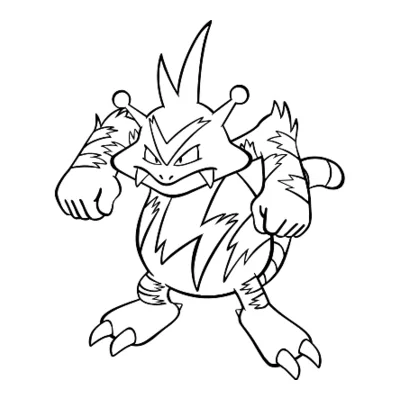 Coloriage Élektek