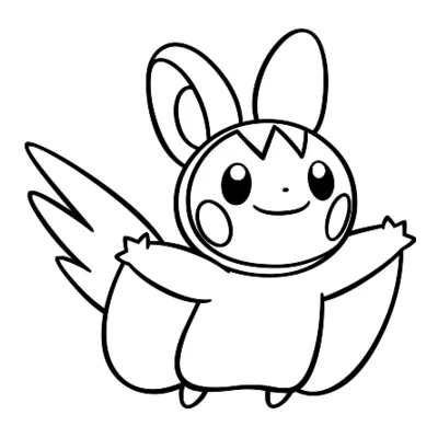 Coloriage Emolga